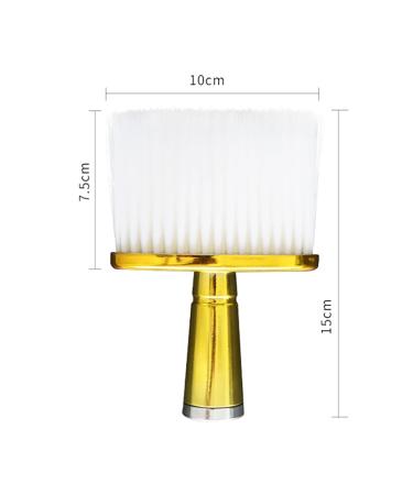2X Barber Neck Duster - Gold Hair Cleaning Brush for Hair Cutting & Barber Accessories - Buy Online on GoSupps.com
