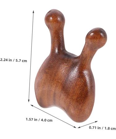 FRCOLOR Sandalwood Massage Comb & Eye Massager Set - 8-Piece Wooden Health Tools for Scalp & Nose Massage - 5.7x4.0x1.8cm - Buy Online on GoSupps.com