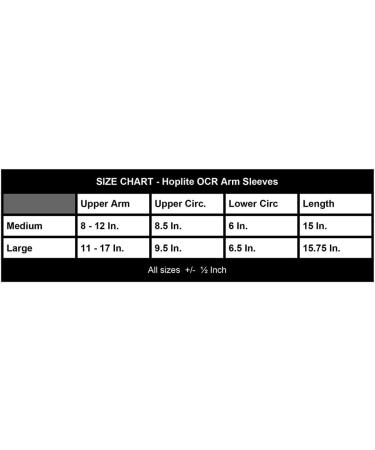 Hoplite Graduated Compression Arm Sleeves for Men & Women | 15-30mmHg | Medium | Enhance Support & Recovery - Buy Online on GoSupps.com