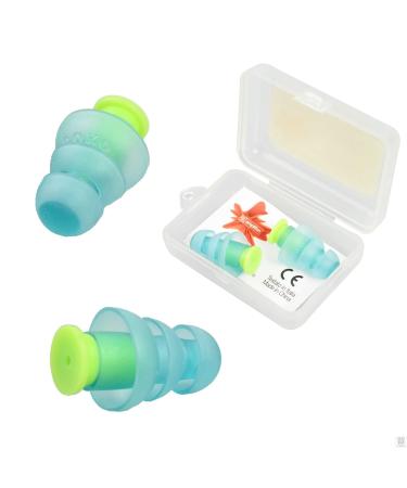 Soft Silicone Ear Plugs Noise Cancelling Hearing Protector Study Sleep Comfortable and Reusable Ear Plugs for Sleeping Studying Travel Music Concerts Loud Noise