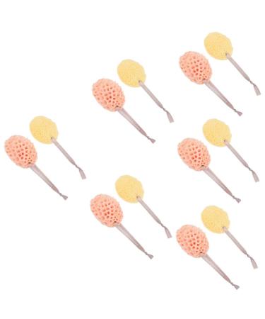 NOLITOY 12 Pcs Bath Ball Exfoliating Sponge Bath Loofahs Exfoliating Scrubbing Ball Shower Loofahs Balls Shower Loofah Balls Face Scrubber Clean Sponge Ball Hydrophilic Polyurethane Baby 1 Count (Pack of 1)