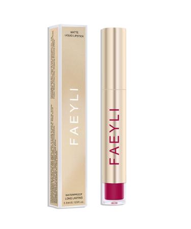 FAEYLI MAKEUP Matte Liquid Lipstick - 24 Hour Stay Waterproof Long Lasting Lip Gloss (Artist FAEYLI) - Buy Online on GoSupps.com