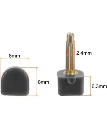 10 Pairs TPU High Heel Tips Replacement Caps for Women's Shoes - Black - Buy Online on GoSupps.com