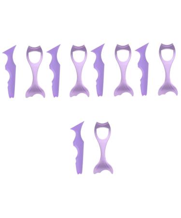 FOMIYES 10 Pcs Lash Curler Makeup Mascara Makeup Tools Set Baffle Eyelash Purple Beauty Kit Makeup Eyeshadow Lash Mascara Kit Para Pesta as Makeup Sets
