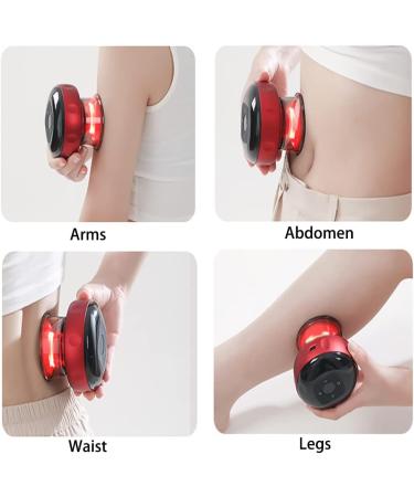 Rechargeable Electric Cupping Device - 12 Gear Intelligent Massage Therapy for Pain Relief | Gua Sha & Temperature Display - Buy Online on GoSupps.com