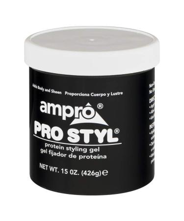 Ampro Pro Styl Clear Ice Protein Styling Gel - Ultra Hold 15 oz | Strong Hair Gel for All Hair Types - Best for Styling & Control - Buy Online on GoSupps.com
