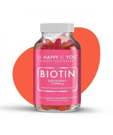 Biotin BE HAPPY BE YOU 120.0 Count (Pack of 1)