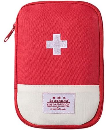 Mini First Aid Bag - Portable 4-Piece Medication Storage for Home Travel & Sports | Compact Emergency Kit - Buy Online on GoSupps.com