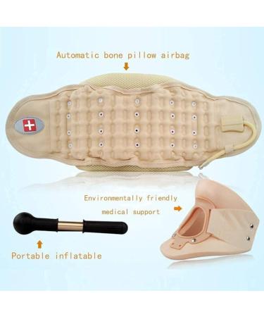 Safrol Neck Care Recovery Tool | Adjustable Neck Stretcher with Air Pump for Home Use | Decompression Collar for Neck Pain Relief - Buy Online on GoSupps.com