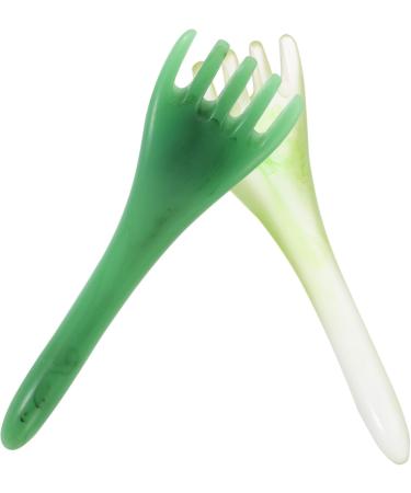 Beavorty 4-Piece Jade Hair Comb Massager Set - Gua Sha Tools for Scalp Massage & Fasciitis Relief - Buy Online on GoSupps.com