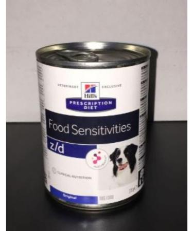 Hill's Prescription Diet Canine Z/D Food Sensitivities 12 X 370g Wet Dog Food Enriched Elimination Diet For Dogs With Food Intolerances And Allergies Itching Or Gastro-Intestinal Inflammation - Buy Online on GoSupps.com