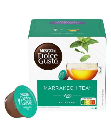 G n rique Dolce Gusto - Marrakech Tea Capsules for Coffee Machines - Exotic and Refreshing Flavour - 82 g - Pack of 3