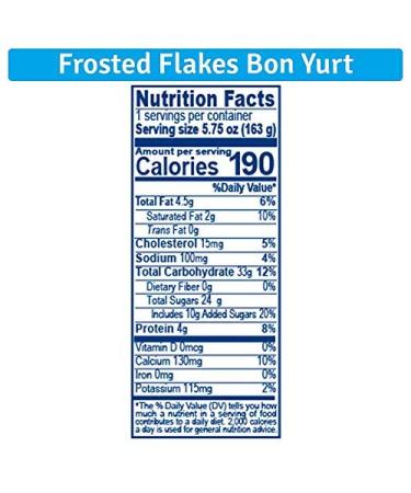 BON YURT ALPINA Frosted Flakes - 12 Pack 5.7 oz each - Kids Yogurt with Frosted Flakes Cereal Cups - Breakfast Food Cereals - Buy Online on GoSupps.com