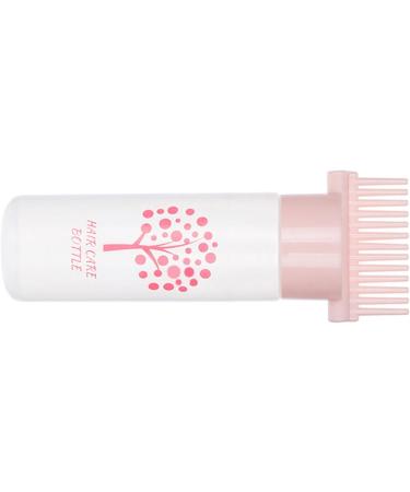 Perfeclan Roots Comb Bottle Hair Dye Bottle Brush Empty Perming Tools Bottle for Salon Home Barbershop Pink - Buy Online on GoSupps.com