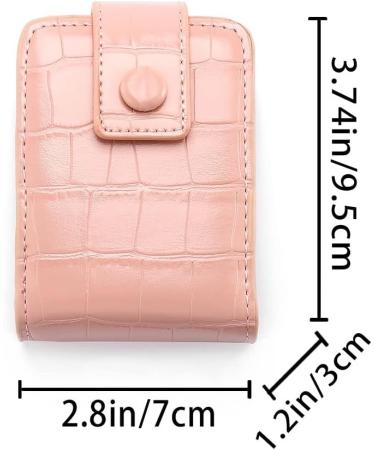 Yokawe Pink Lipstick Case with Mirror - Travel Makeup Mini Bag & Organizer for Women - Buy Online on GoSupps.com