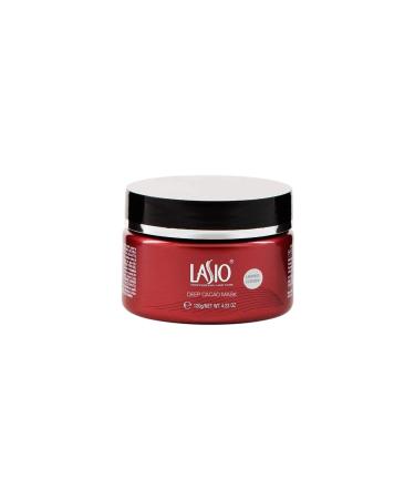 Lasio HYPERSILK Deep Cacao Mask  Infused with Keratin  Jojoba Seed Oil  Coconut Oil  and Avocado Oil  Ideal for thick  wavy  curly dry or damaged hair  4.23 Fl. Oz.