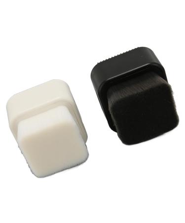 ZJchao 2Pcs Double Sided Face Scrubber Soft Double Sided Face Scrubber Exfoliating Brush for Dead Skin Removal Massage Facial Cleansing Brush with Nonslip