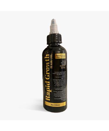 Rapid Growth Hair Oil 100ml (Premium) Black & Gold