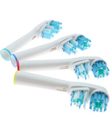 Double Clean Brush Heads for Braun Oral-B Electric Toothbrush - Pack of 4 - Buy Online on GoSupps.com