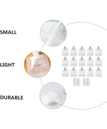 KALLORY Travel Size Refillable Squeeze Pouch 30ml Stand Up Toiletry Lotion Gel Bags - 15pcs/17pcs/30ml - Buy Online on GoSupps.com