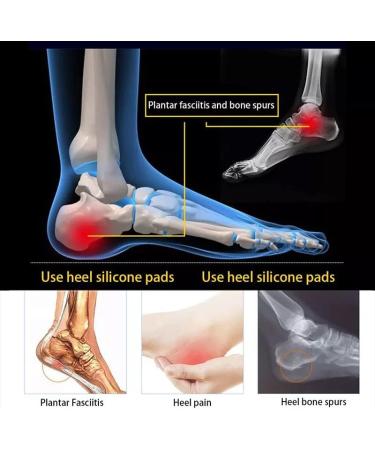 Silicone Heel Pads for Men - Ultimate Comfort & Support | Shop Internationally - Buy Online on GoSupps.com