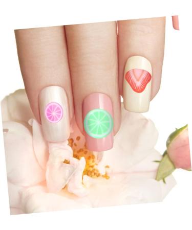 FOMIYES 1 Set Nail Slice Decorations Food Colouring Nail Art Slices Fruit Manicure Sequins Nail Art Decals 3d Fruit Slices Fruit Charms Nail Embellishments Charms for Slice Nail Decoration - Buy Online on GoSupps.com