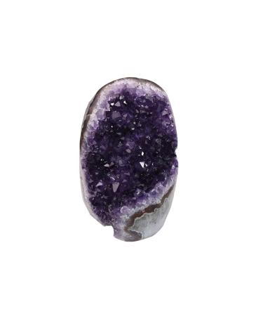 Natural Amethyst Cluster Geode for Crystals Home Decoration Home Collections (Color : Uruguay Amethyst Size : 600-700grams/1.3lb-1.54lb) 600-700grams/1.3lb-1.54lb Uruguay Amethyst