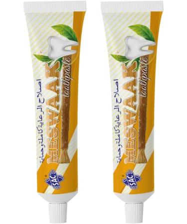 SAC Herbal Miswak Toothpaste - Fluoride-Free Organic Whitening Formula for Oral & Gum Health - 200g - Buy Online on GoSupps.com