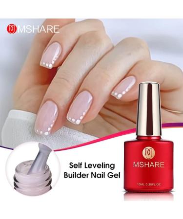 Milky White Self Leveling Extension Gel Quick Building Clear Pink Nail Tips Led UV Gel Soak Off - (Color: 016) - Buy Online on GoSupps.com