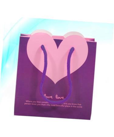 Healifty 3pcs Paper Bags Wedding Paper Bag Papar Bags Purple Love Shopping Gift Bag 1 count (Pack of 1) Purplex3pcs - Buy Online on GoSupps.com