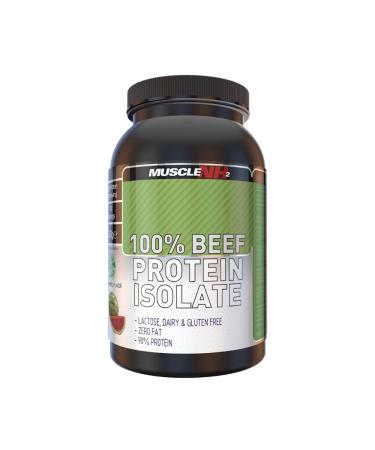 MuscleNH2 Beef Protein Isolate Powder 90% High Protein Low Fat Dairy Free Gluten Free Soy Free Clear Isolate Watermelon Flavour 900g 30 Servings (Pack of 1) Watermelon 1 kg