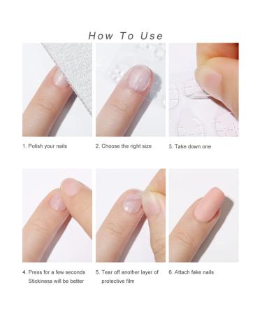 24Pcs Glitter French Press On Nails - Medium Coffin False Nails for Women - Almond Shaped Acrylic Stick On Nails - Buy Online on GoSupps.com