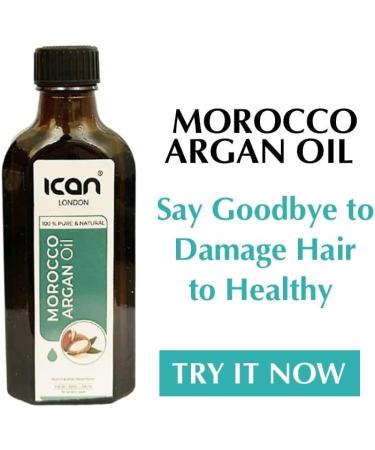 ican London 100% Natural Morocco Argan Oil 100ml - Buy Online on GoSupps.com