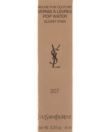 Rouge Pur Couture Vernis A Levres Pop Water Glossy Stain - #207 Juicy Peach - Buy Internationally | 6 ml - Buy Online on GoSupps.com