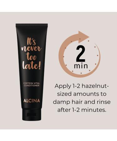Alcina It's Never Too Late Caffeine Vital Conditioner - 150 ml for Thinning Hair & Hair Loss | International Shipping Available - Buy Online on GoSupps.com
