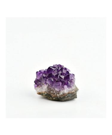 Gift 1pc Natural Quartz Crystal Brazilian Amethyst Cluster Druzy Geode Specimen Stones 2-2.5cm for Full of Texture