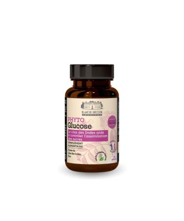 Blanche Bresson Phyto Glucose - Sugar Assimilation Control - Helps & Maintains Blood Glucose - Blocks Sugar, Regulation, Metabolism - 30 Capsules - 30 Day Cure - Made in France
