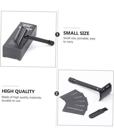 Buy Minkissy Men's Manual Razor Set - Twin Blade Stainless Steel Hair Clipper & Nose Hair Cutter | International Shipping - Buy Online on GoSupps.com