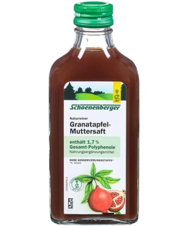 Buy Pomegranate Mother Juice by Schoenenberger Heilpfl.S - 3X200 ml | Organic & Natural Health Boost | International Shipping Available - Buy Online on GoSupps.com