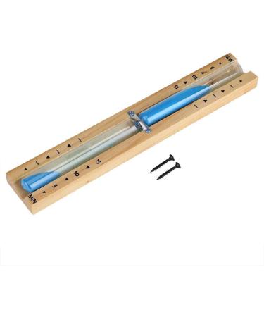Lukasz 15 Minute Timer Sauna Hourglass - Blue Rotating Sand Timer Countdown Clock for Perfect Timing - Buy Online on GoSupps.com