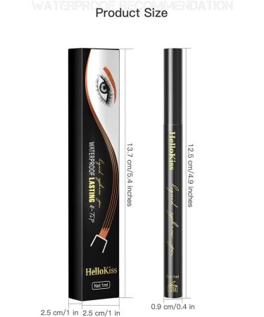 Tattoo eyebrow pencil liquid eyebrow pencil waterproof eyebrow pencil professional makeup eyebrow pencil black eyebrow pencil 4 colors available (01#Light brown) - Buy Online on GoSupps.com