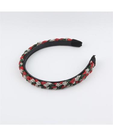 hgnxa Festive Christmas Headband Aesthetic Charm Hairhoop Festival Headdress Knotted Hairband French Style Headwear - Buy Online on GoSupps.com