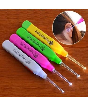 LED Light Ear Wax Removal Tool Multi-Color Pack with Illuminated Tips Professional Cleaning Pick Set for Safe Home Use (Pink) - Buy Online on GoSupps.com