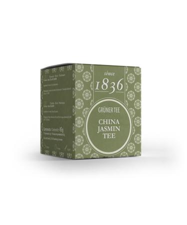 Since 1836 - Jasmine Green Tea OP Tea with Jasmine Flowers - 15 Pyramid Tea Bags