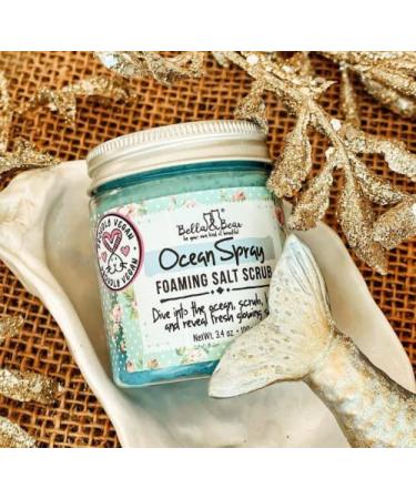 Bella & Bear Ocean Spray Body Scrub - Travel Size - Vegan 3.4oz (3.4 oz) (3.4 oz) 3.4 Ounce (Pack of 1) - Buy Online on GoSupps.com