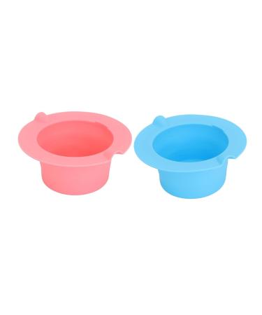 400ml Wax Warmer Replacement Pot | Non-Stick Silicone Insert for Face & Nose - Pink & Blue - Buy Online on GoSupps.com