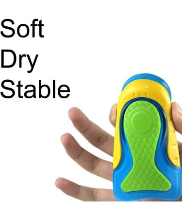 Gel Heel Pillow Shoe Inserts - 2 Pairs Flannel TPE Heel Support Pads for Plantar Fasciitis Relief - Buy Online on GoSupps.com