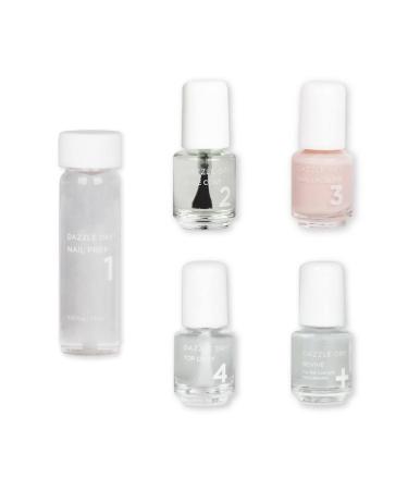 Dazzle Dry Mini Kit 4 Step System - Truth  a pale Himalayan salt pink. Semisheer cream. (5 Piece Kit)