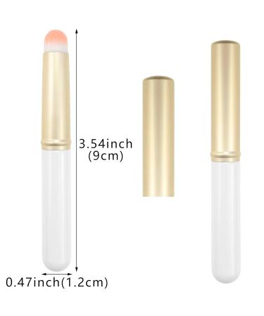 9 Pack Mini Lip Brushes with Caps - Multi-Purpose Soft Round Head Applicator for Lipstick Gloss Balm & Makeup | Travel-Friendly Cosmetic Tools - Buy Online on GoSupps.com
