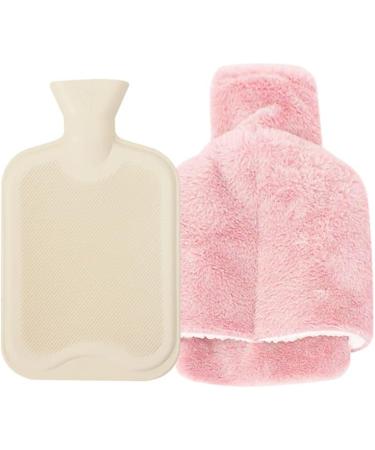 MYAMIA 2L PVC Hot Water Bottle with Plush Cover | Colorful Winter Foot Warmer & Hot Water Bag - Best for Comfort & Warmth - Buy Online on GoSupps.com